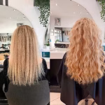 Hair extensions maintenance and refit service by Hair Magic, restoring a smooth blend and secure placement